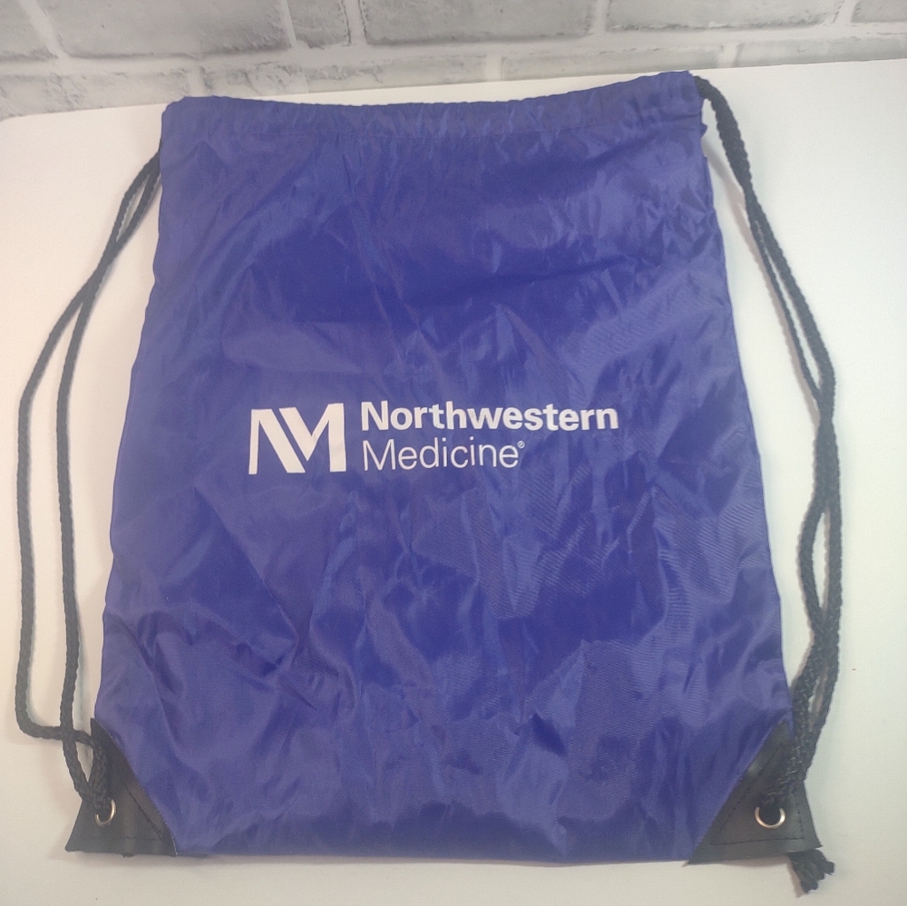 Purple/Blue Drawstring Bag/Backpack - Picture 6 of 6